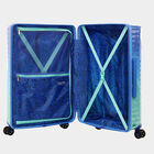 8-Wheel Blue Polycarbonate Hard Case Trolley, Medium, , small image number null