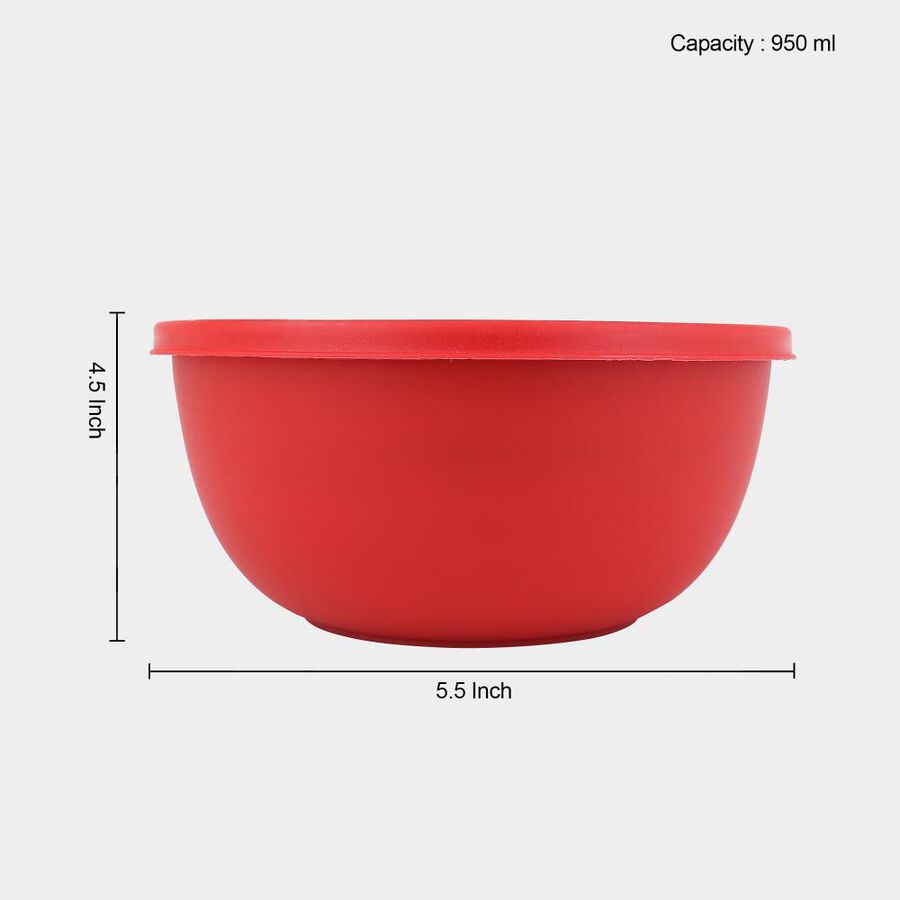 950 ml Stainless Steel Bowl, Microwave Safe, , large image number null