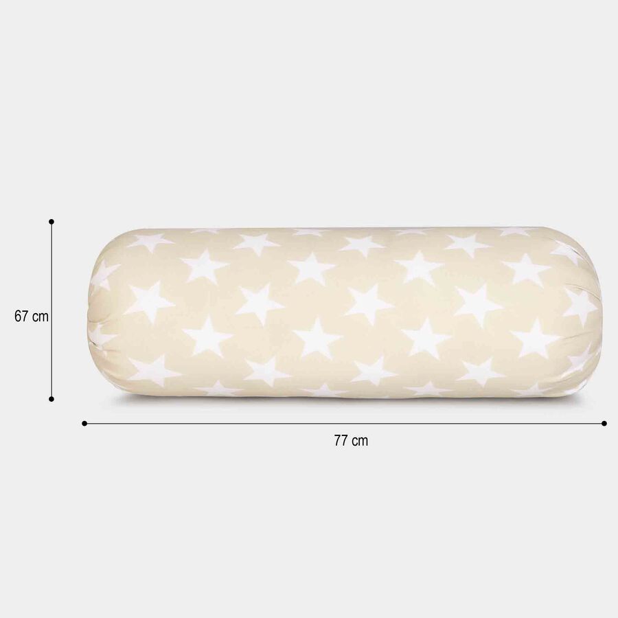 Beige Microfiber Bolster, , large