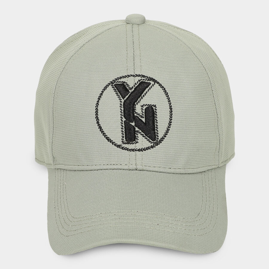 Men's Light Green Fabric Cap, , large image number null