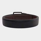 Men's Black Polyurethane Formal Belt, 42 in. Waist, , small image number null