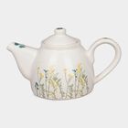 Stoneware Tea Set of 7 (6 Cups & 1 Kettle), , small image number null