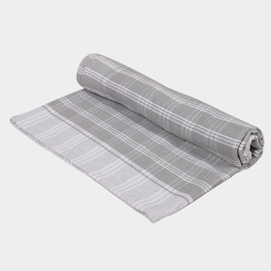 220 GSM Grey Cotton Blend Bath Towel, , large image number null