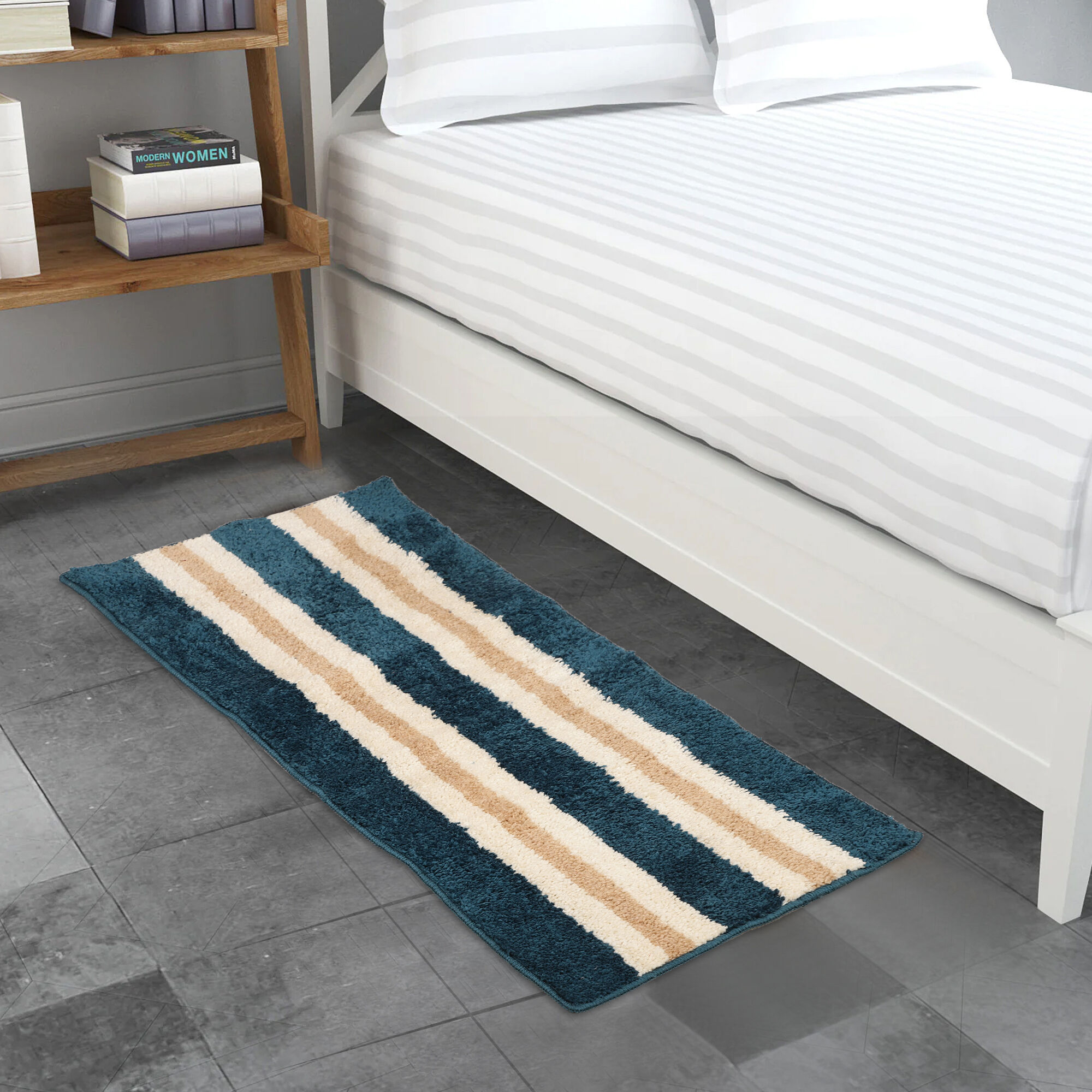 Home Beautiful                         Green Polyester Door Mat