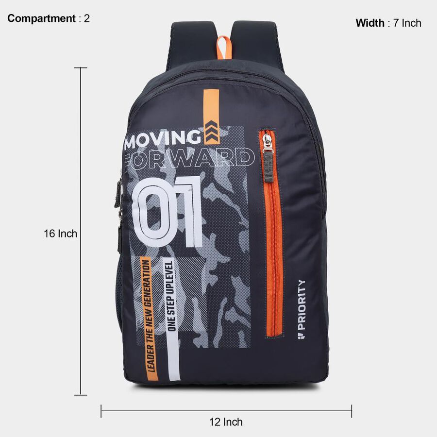 Dark Grey Backpack, 30 L (Approx), , large image number null
