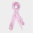 Women's Purple Fabric Scarf , , small image number null
