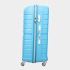 4-Wheel Cyan Polyester Hard Case Trolley, Large, , small image number null