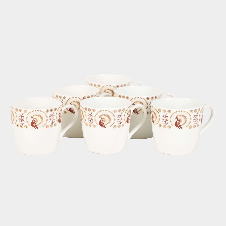 150 ml Bone China Mug, Set of 6, , large image number null