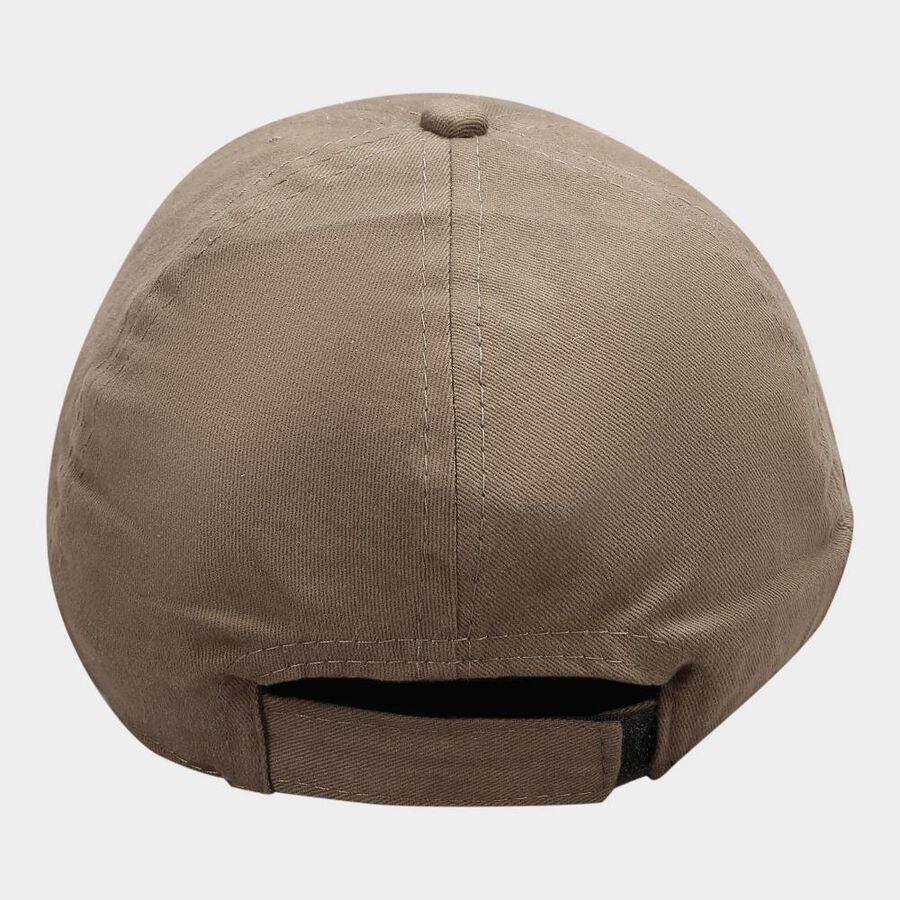 Men's Brown Nylon/Polyester Cap, , large