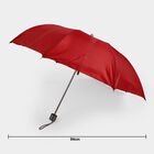 Men's Maroon Polyester Umbrella, , small