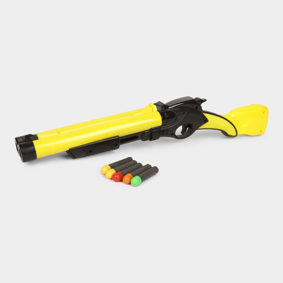 Kid's Plastic Toy Gun, 1 Gun And 5 Bullets, , large image number null