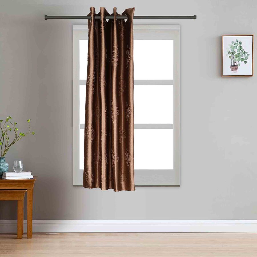 5ft. Brown Window Curtain, , large image number null