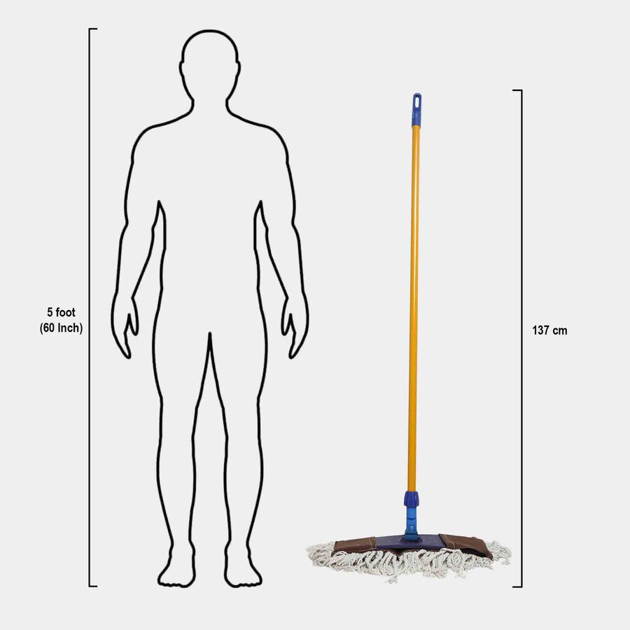 Cotton Broom, Dry and Wet - Color/Design May Vary, , large image number null