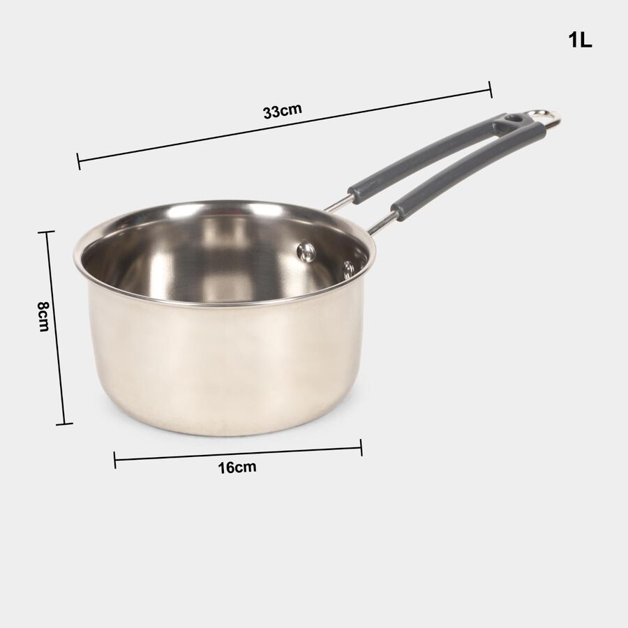 Steel Kadhai and Saucepan Combo, , large image number null