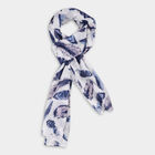 Women's White Cotton Scarfs, , small image number null