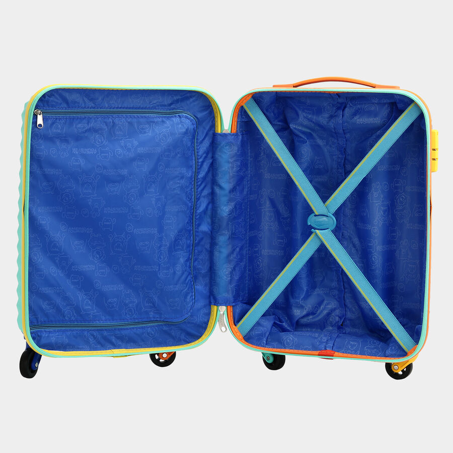 4-Wheel Multicolor Polypropylene Hard Case Trolley, Small, , large image number null