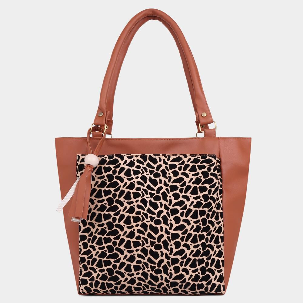 Lucky Charm                         Women's Tan Polyurethane Hand Bag