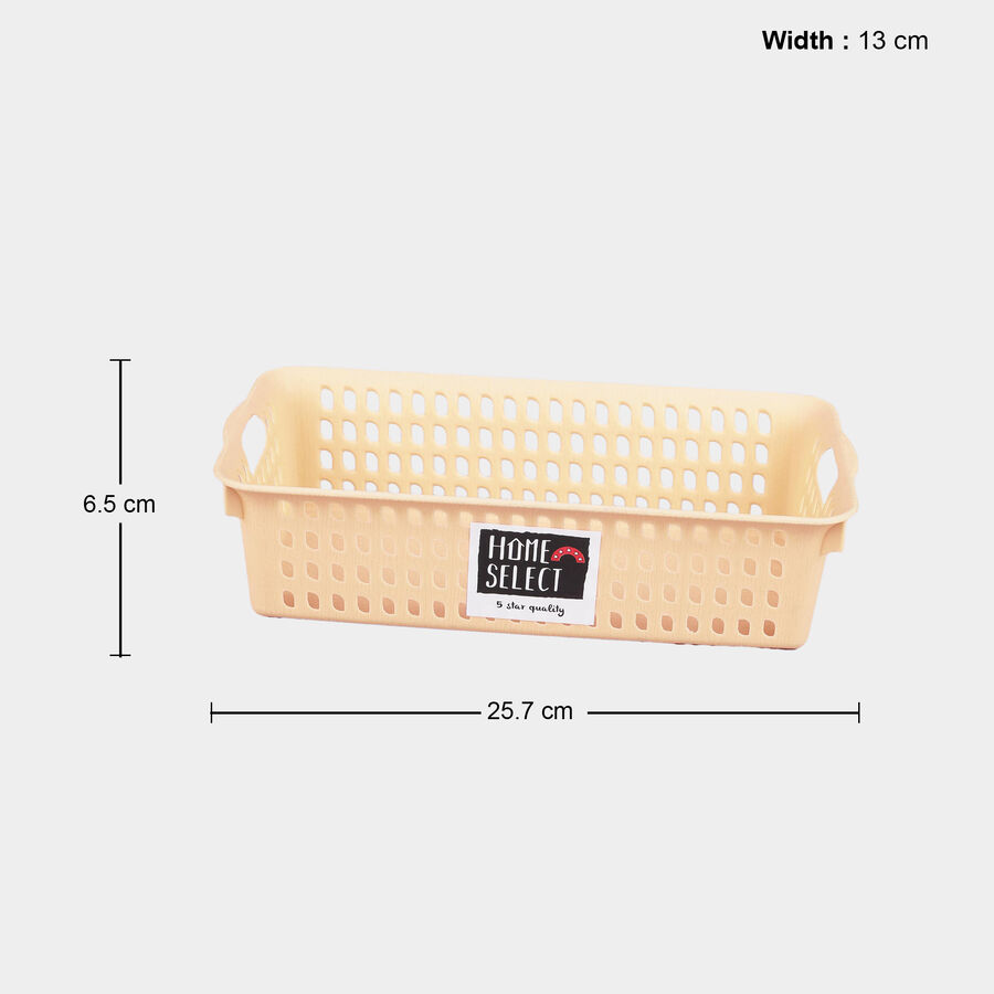 Peach Plastic Basket, , large image number null