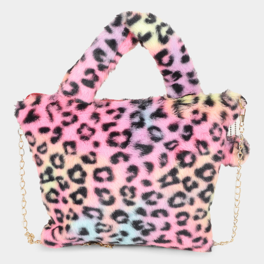 Kid's Pink Fur Bag , , large image number null