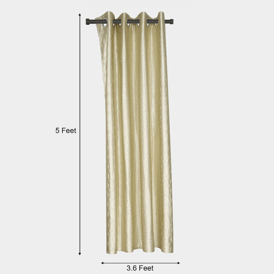 5ft. Beige Polyester Curtain, , large