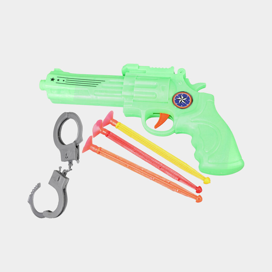 1 Gun With 5 Darts Plastic Toy Gun , , large image number null