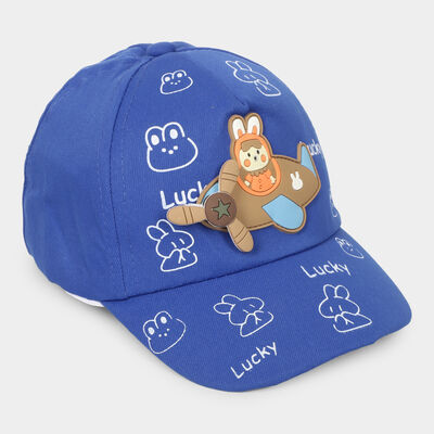 Kid's Blue Fabric Cap