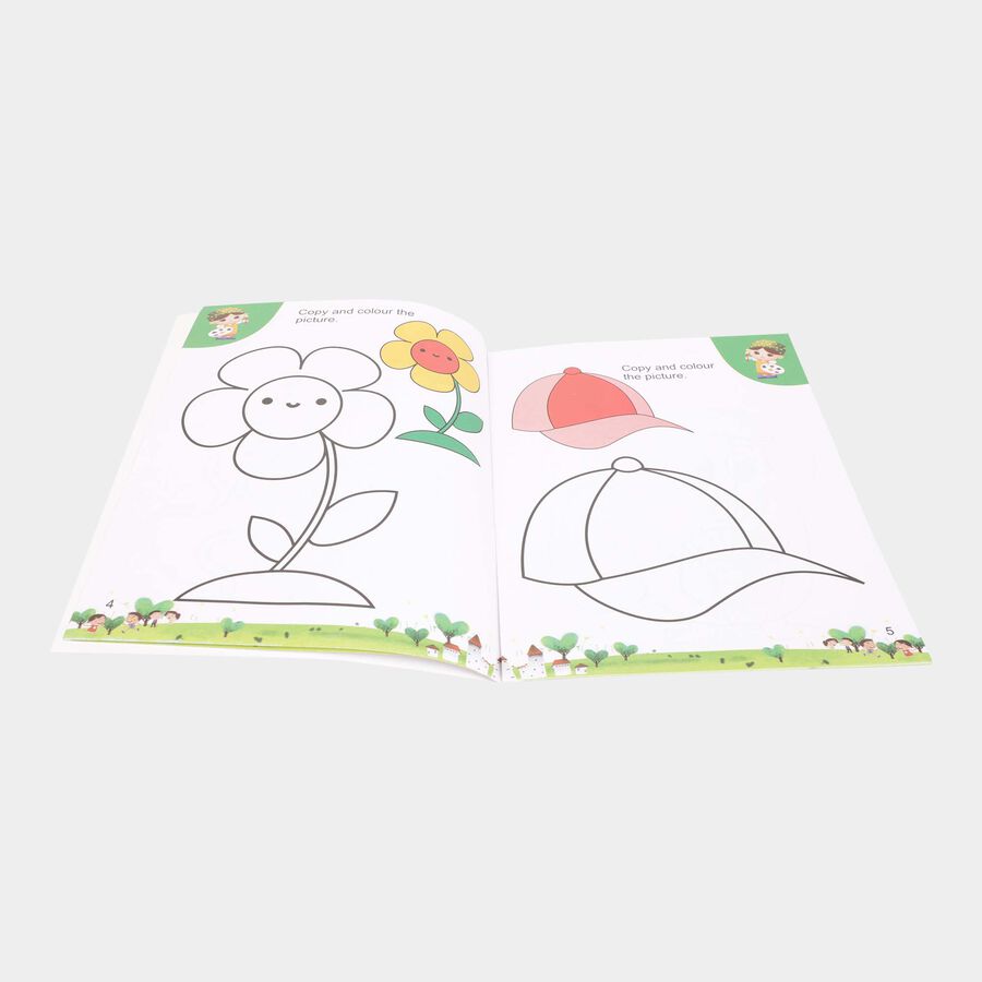 Paper Colouring Book, Beige, 3 mm X 279 mm X 216 mm, 16 pages, , large image number null