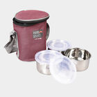 Steel Lunch Box, 3 Containers And 1 Bag, , small image number null