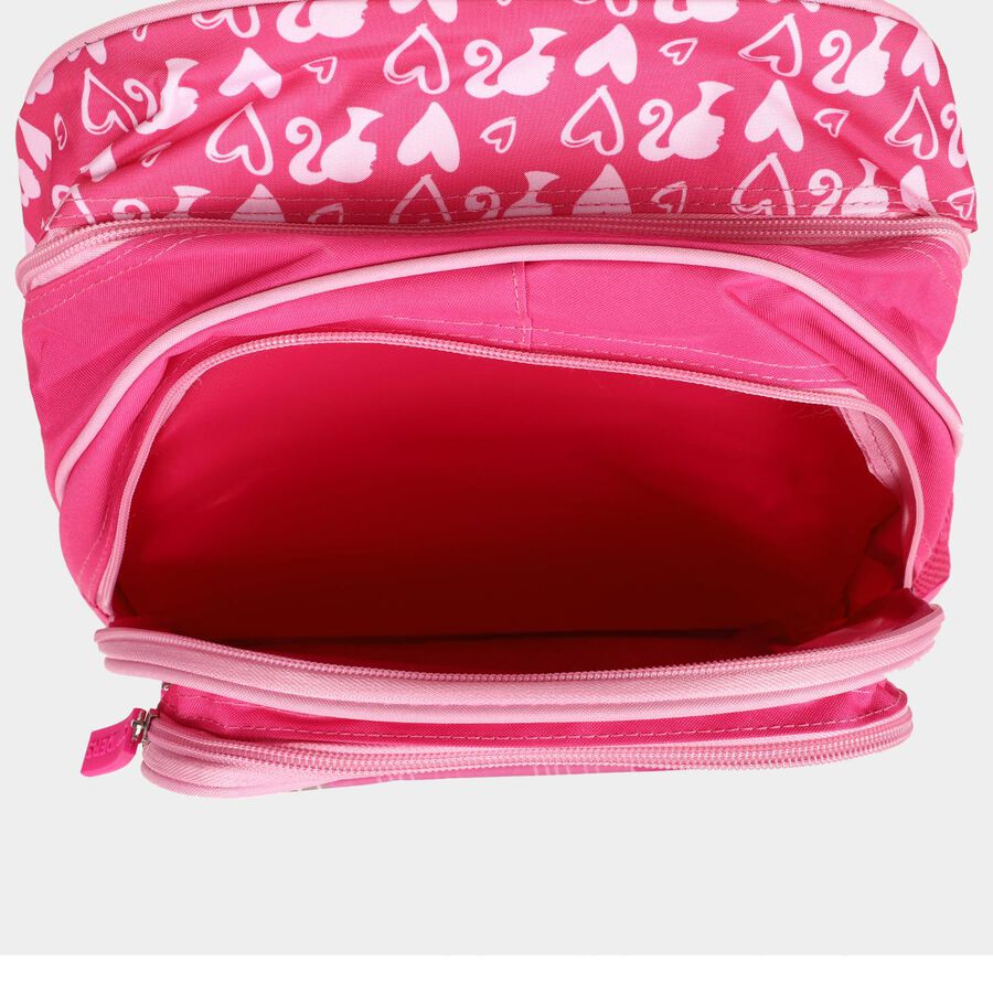 Kid's Barbie Print School Bag, , large