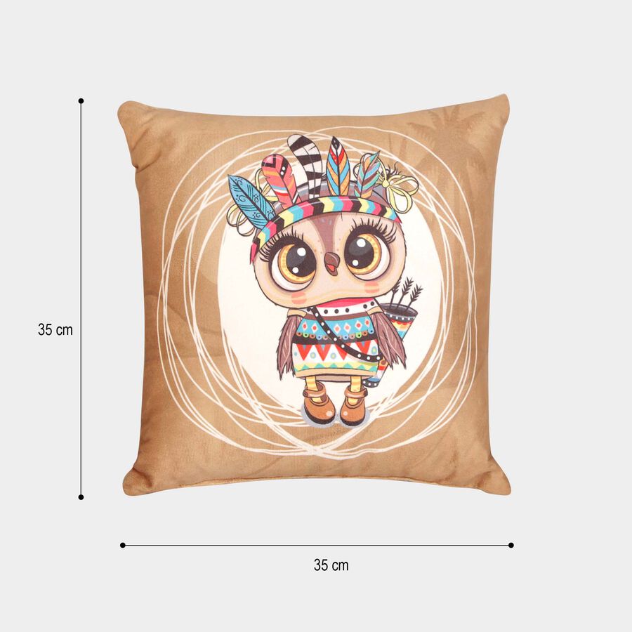 Multicolour Microfiber Cushion, , large image number null