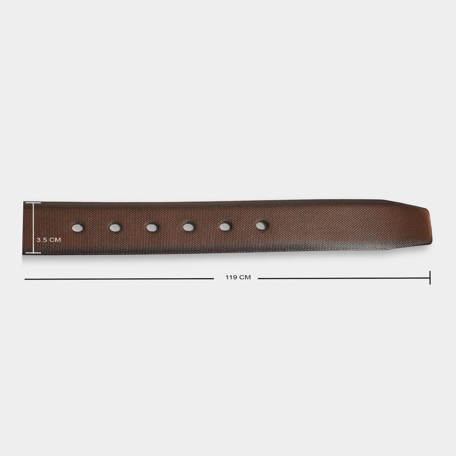 Men's Brown Polyurethane Casual Belt, , large image number null
