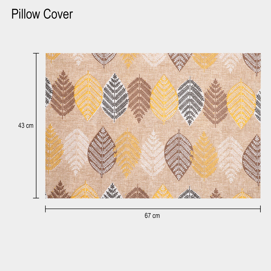 Brown Polyester Pillow Cover, , large image number null