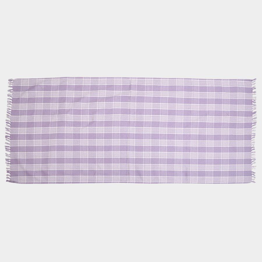 220 GSM Polyurethanerple Cotton Blend Bath Towel, , large