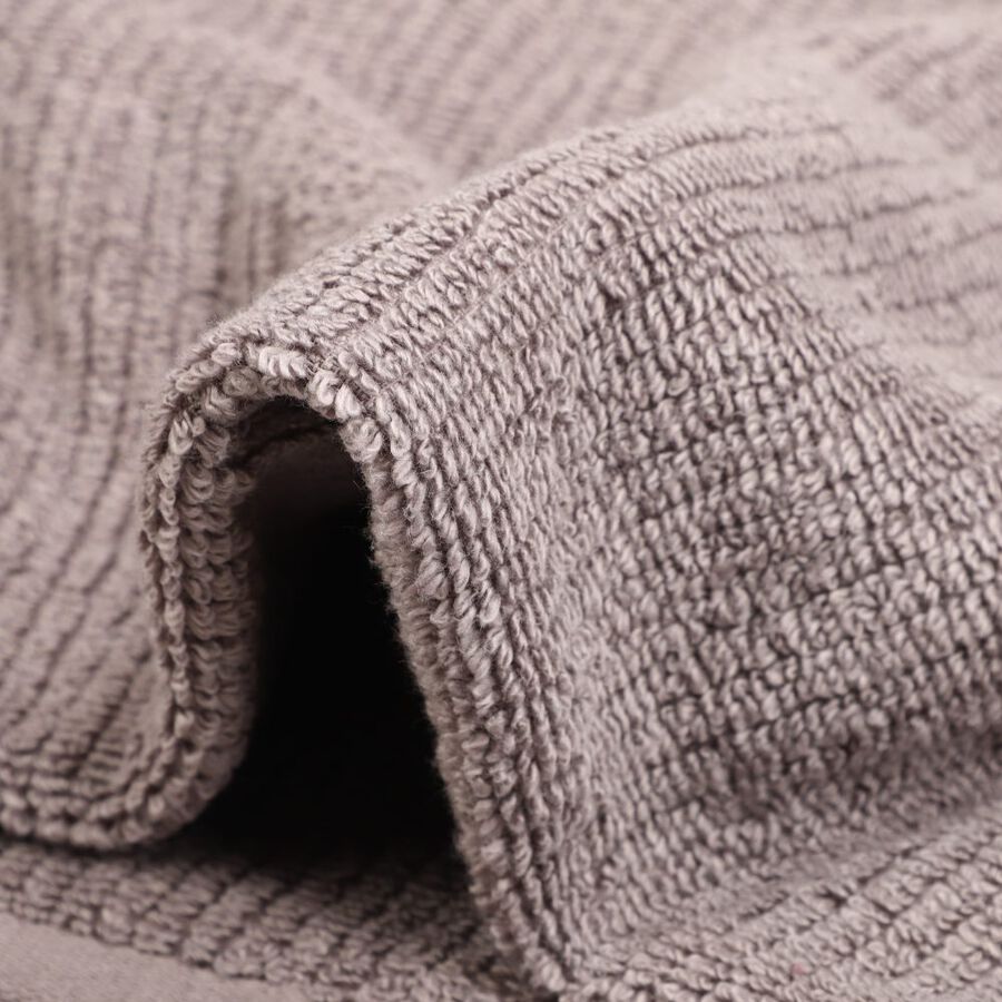 370 GSM Grey Cotton Bath Towel, , large