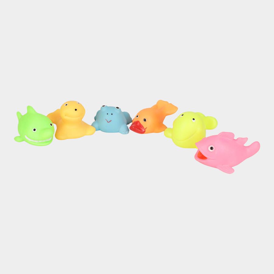 Baby Aquatic Squeeze Toys, Set of 6, , large image number null