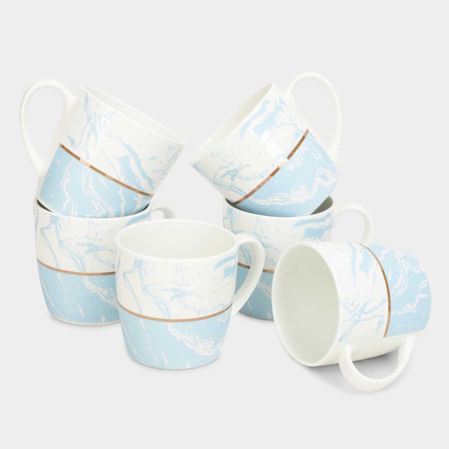 Bone China Mug, 180 ml, Set of 6, , large image number null