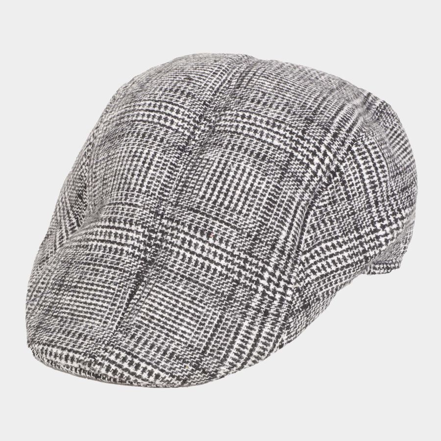 Acrylic/Wool Men Men Cap, Grey, , large image number null