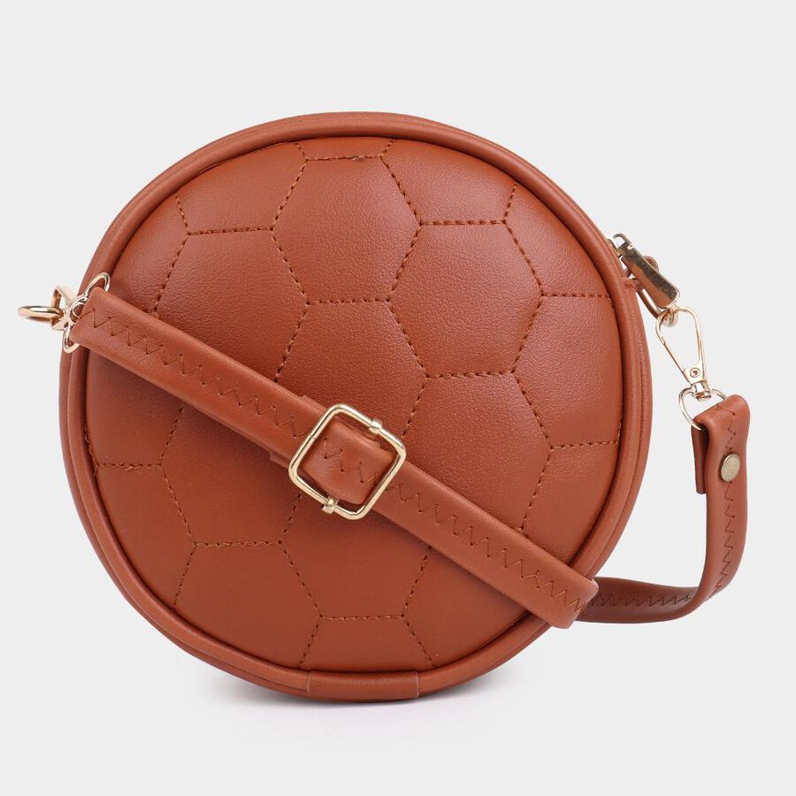 Women's Polyurethane Sling Bag, , large image number null