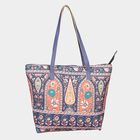 Women's Printed Canvas Shopping Bag, Medium, , small image number null