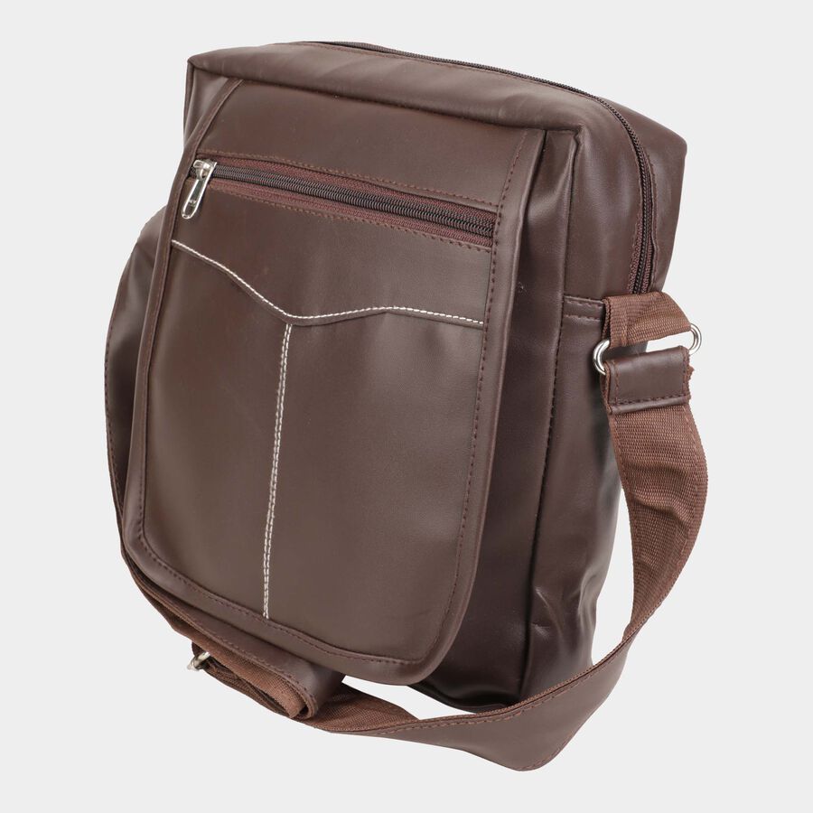 Men's Polyurethane Sling Bag, , large image number null