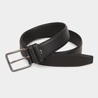 Men's Black Polyurethane Formal Belt, , small image number null