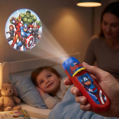 Kid's Avenger Projector Torch Flashlight Toy 