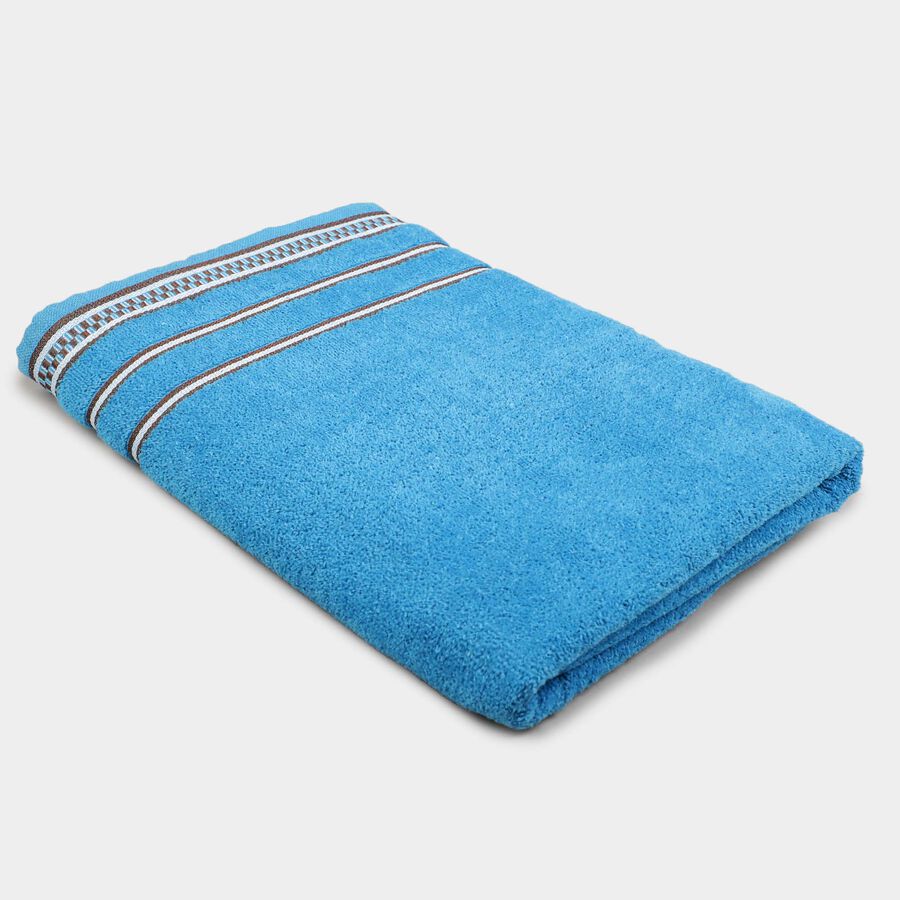 340 GSM Turquoise Cotton Bath Towel, , large image number null