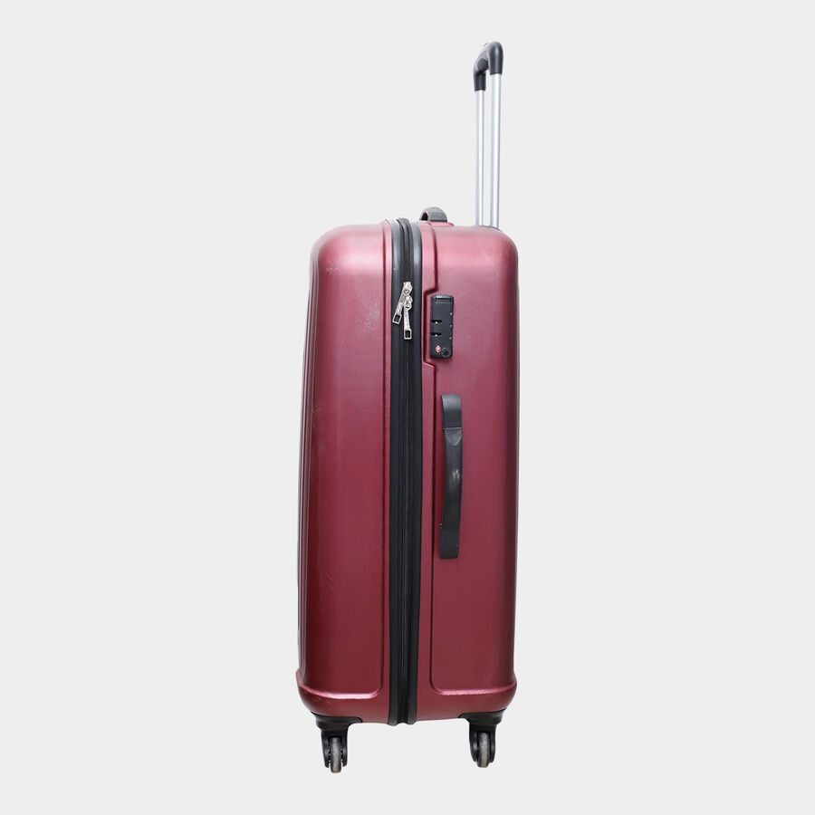 4-Wheel Wine Polycarbonate Hard Case Trolley, Large, , large image number null