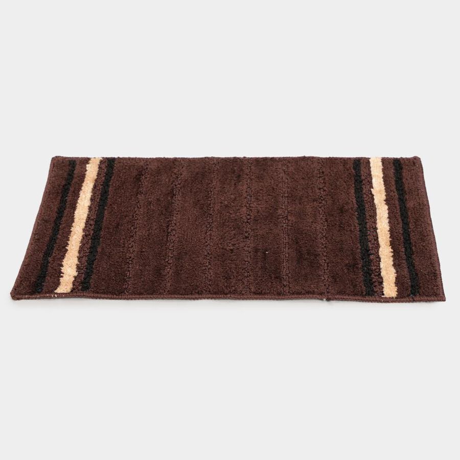 Anti-Skid Brown Polyester Door Mat, , large