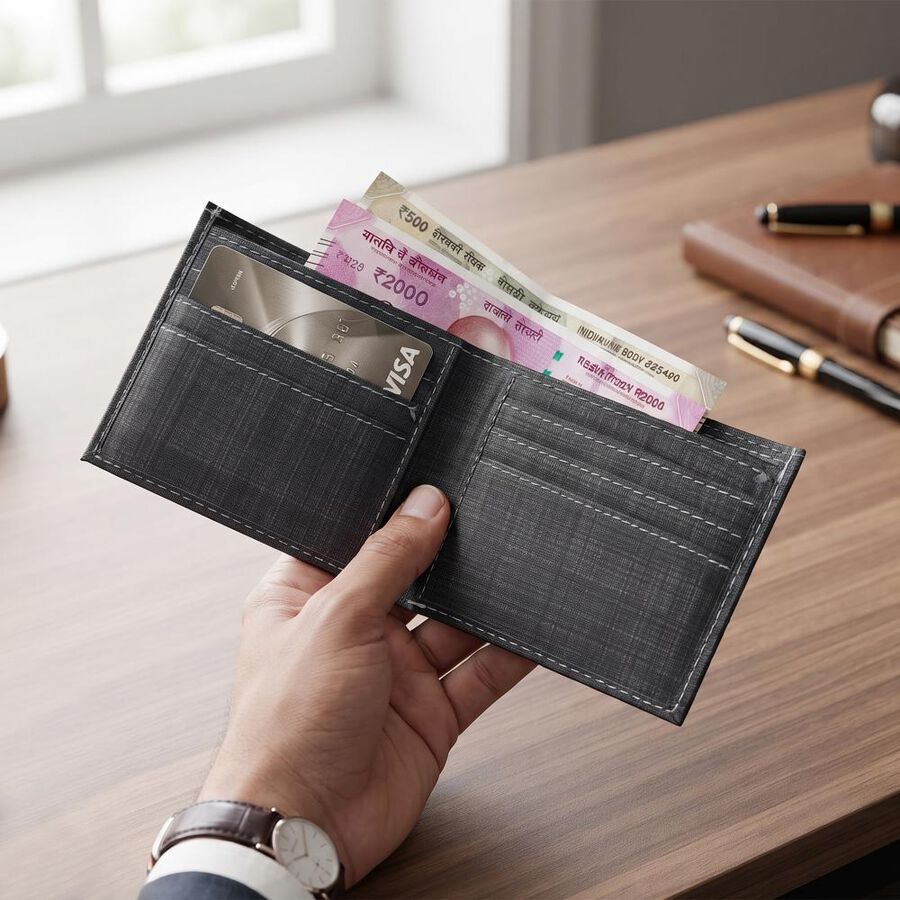 Men's PU Wallet, , large