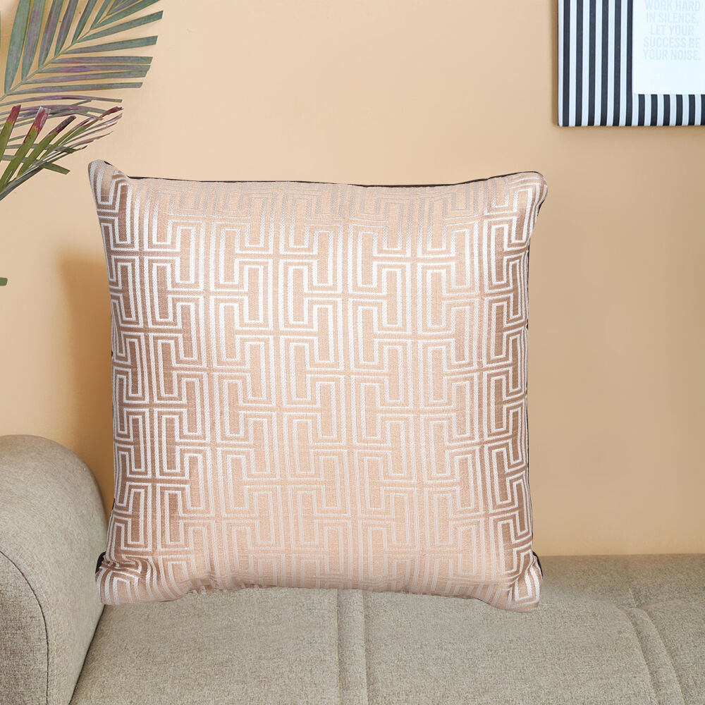 Home Beautiful                         Cream Polyester Cushion