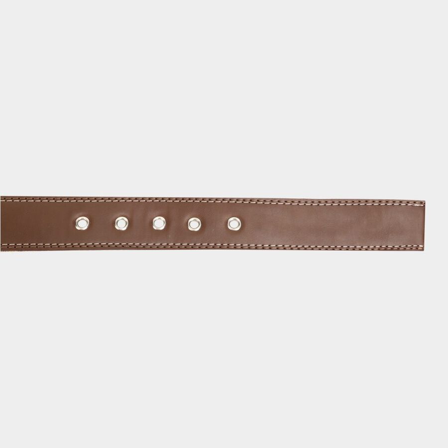Men's Brown Canvas Casual Belt, , large image number null