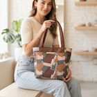 Woman's Brown Fabric Bag, , small