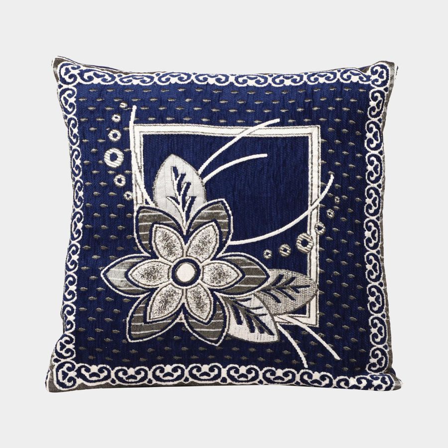 Blue Microfiber Cushion Cover, , large image number null